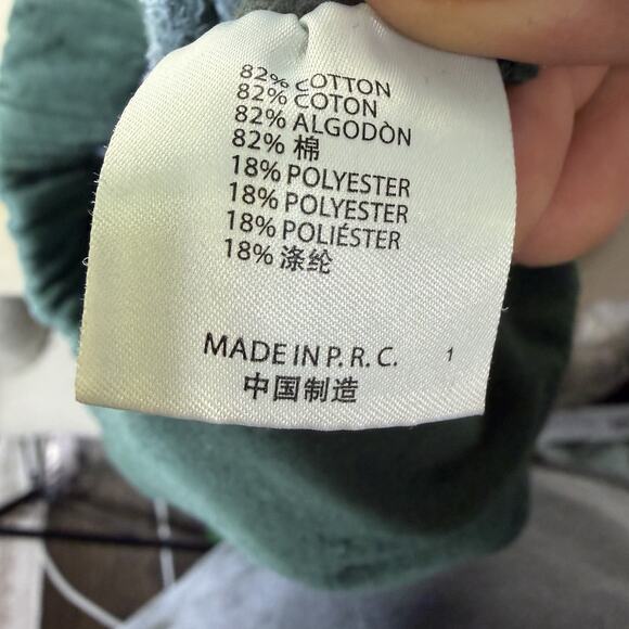 Brandy Melville Green Jogger Sweatpants Elastic Waist Fleece Lounge Pants - Picture 10 of 10